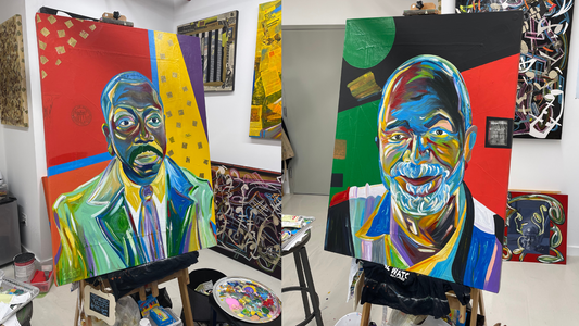 Kickstarter Campaign - Paintings of Inspirational Visual Artists & Professors
