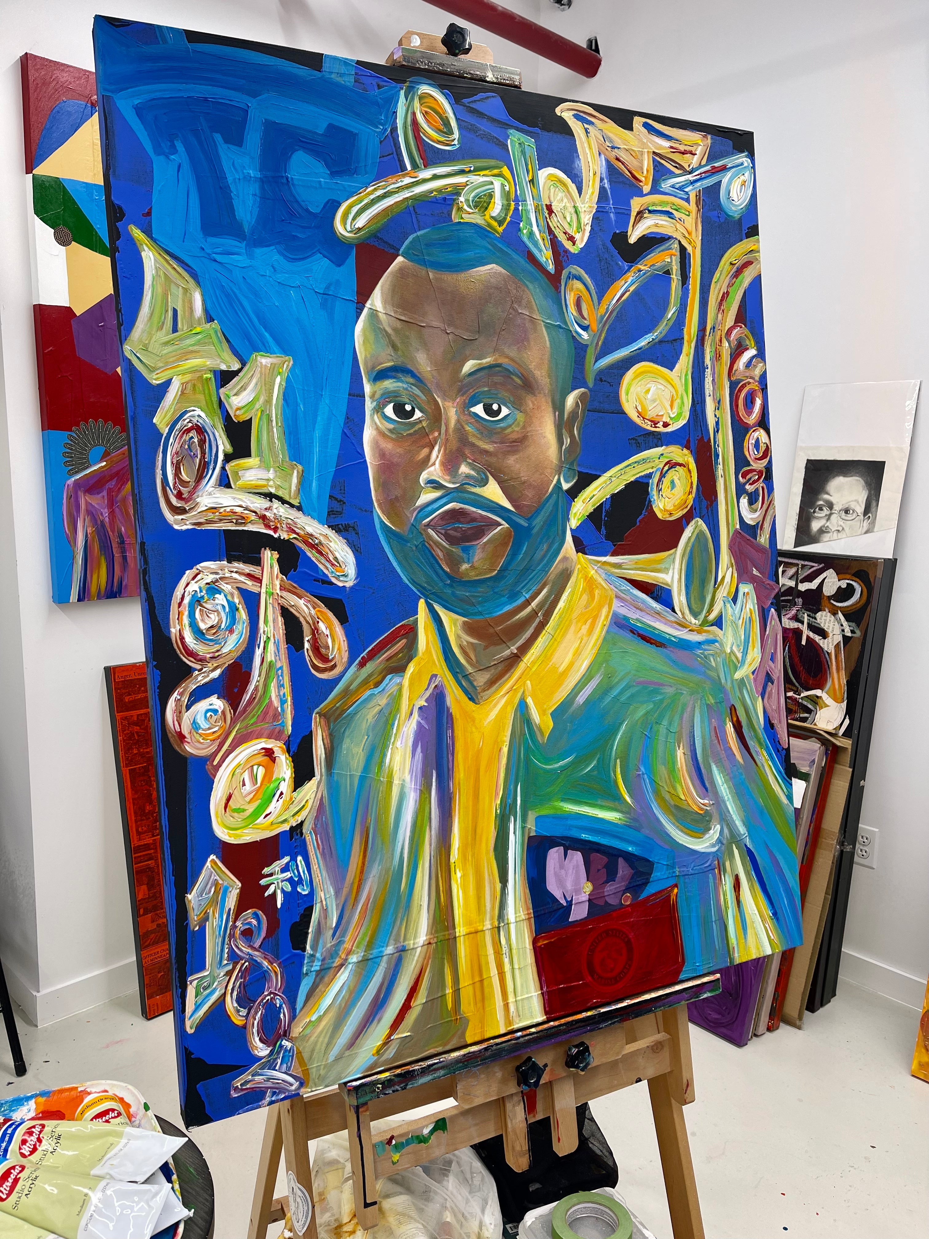 Ligel Lambert painted by Ligel Lambert in 2023