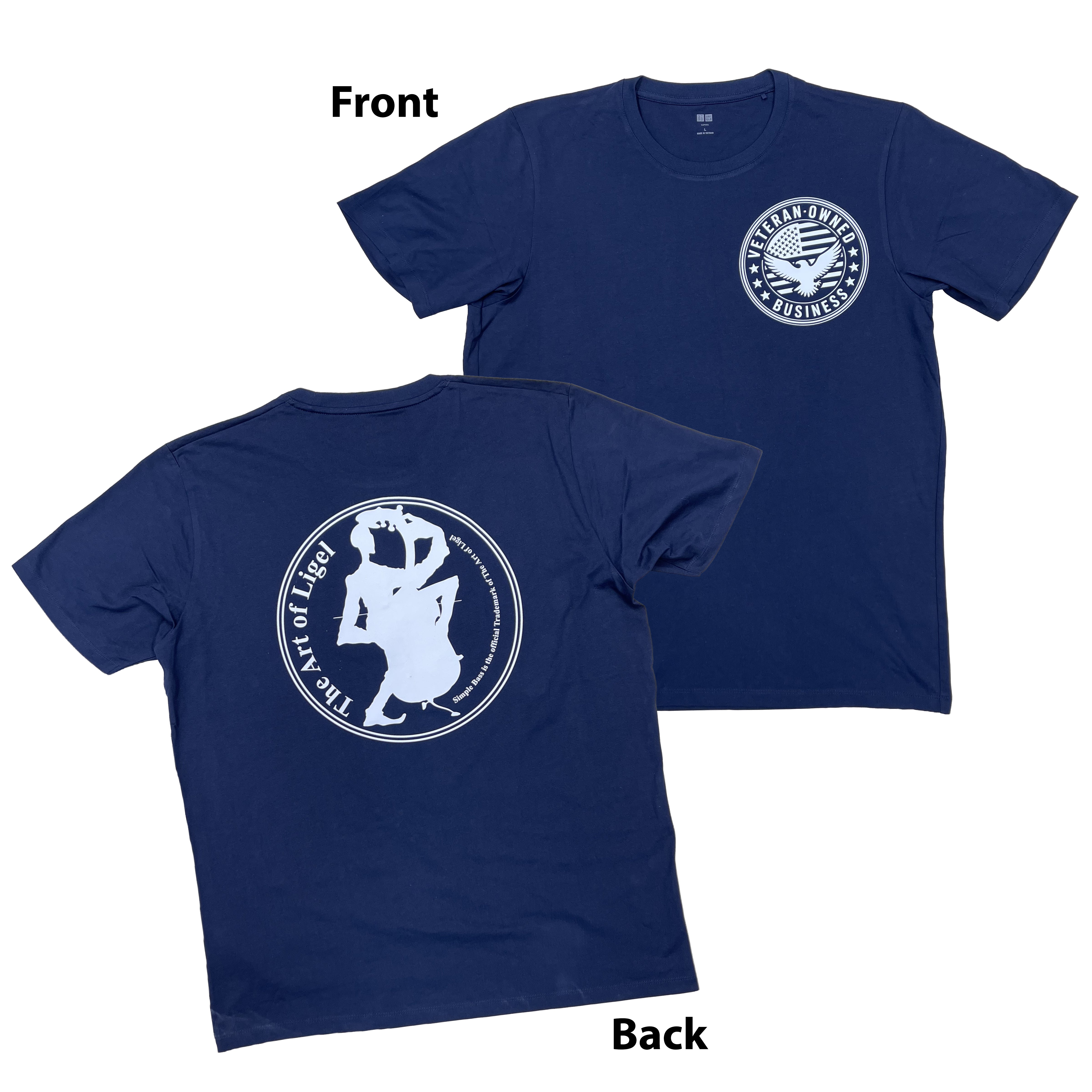 Short Sleeve The Art of Ligel T-shirt - Navy Blue