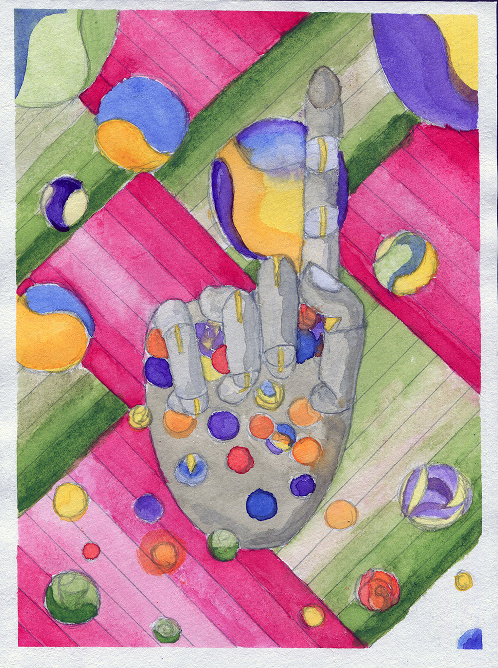 1-on-1 Private Lesson —Watercolor Painting Techniques (10 Class Package)