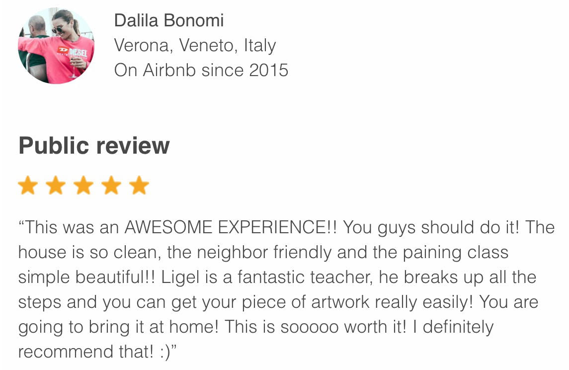 Abstract Painting with Palette Knives