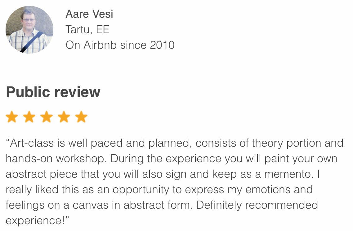 Abstract Painting with Palette Knives