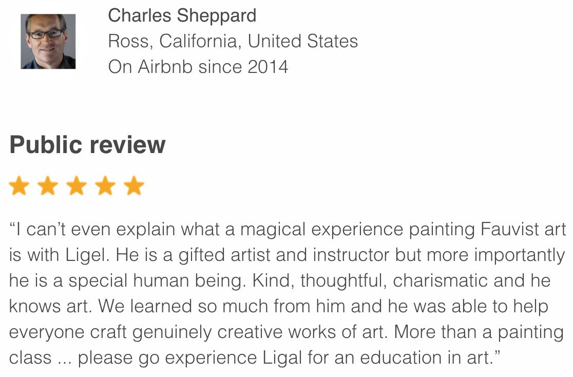 Abstract Painting with Palette Knives