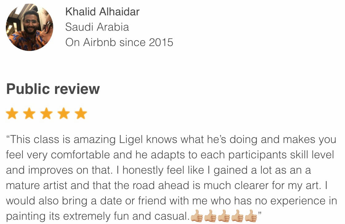 Abstract Painting with Palette Knives