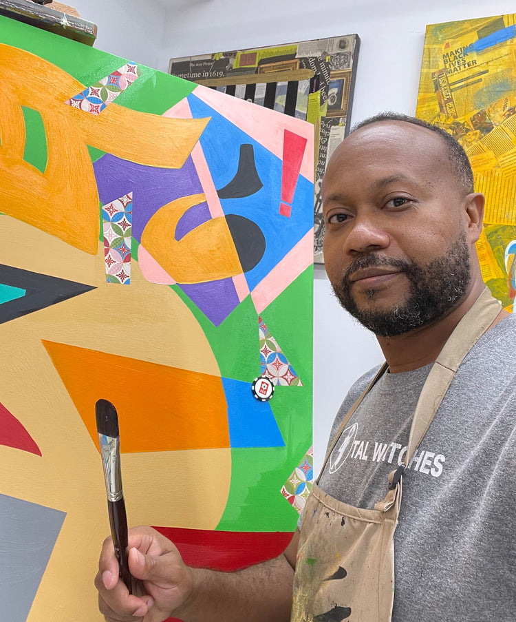 Ligel Lambert Starting the Painting of Robert Reed (Artist) – The Art ...