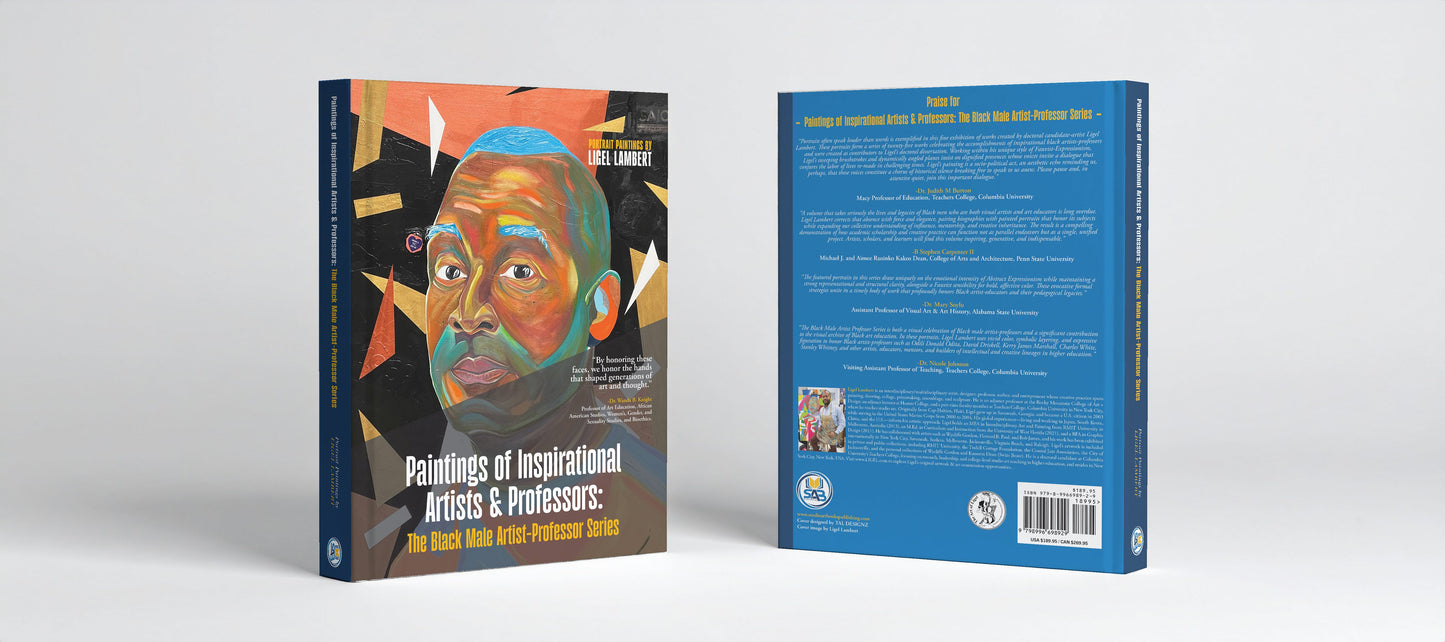 Paintings of Inspirational Artists & Professors: The Black Male Artist Professor Series