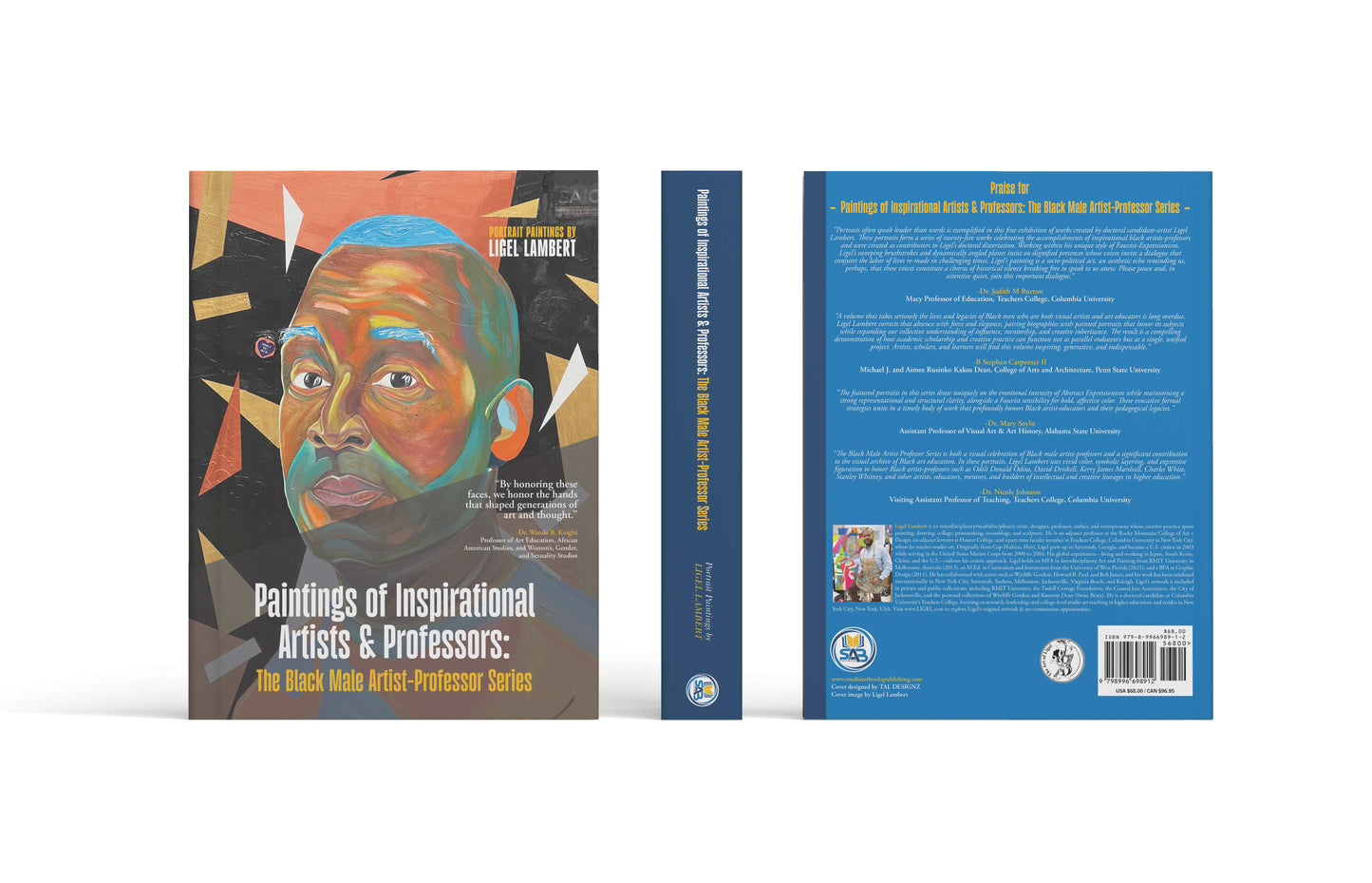 Front, spine, and back cover of "Book Sponsorship Opportunities" by The Art of Ligel, LLC, featuring title and cover design.