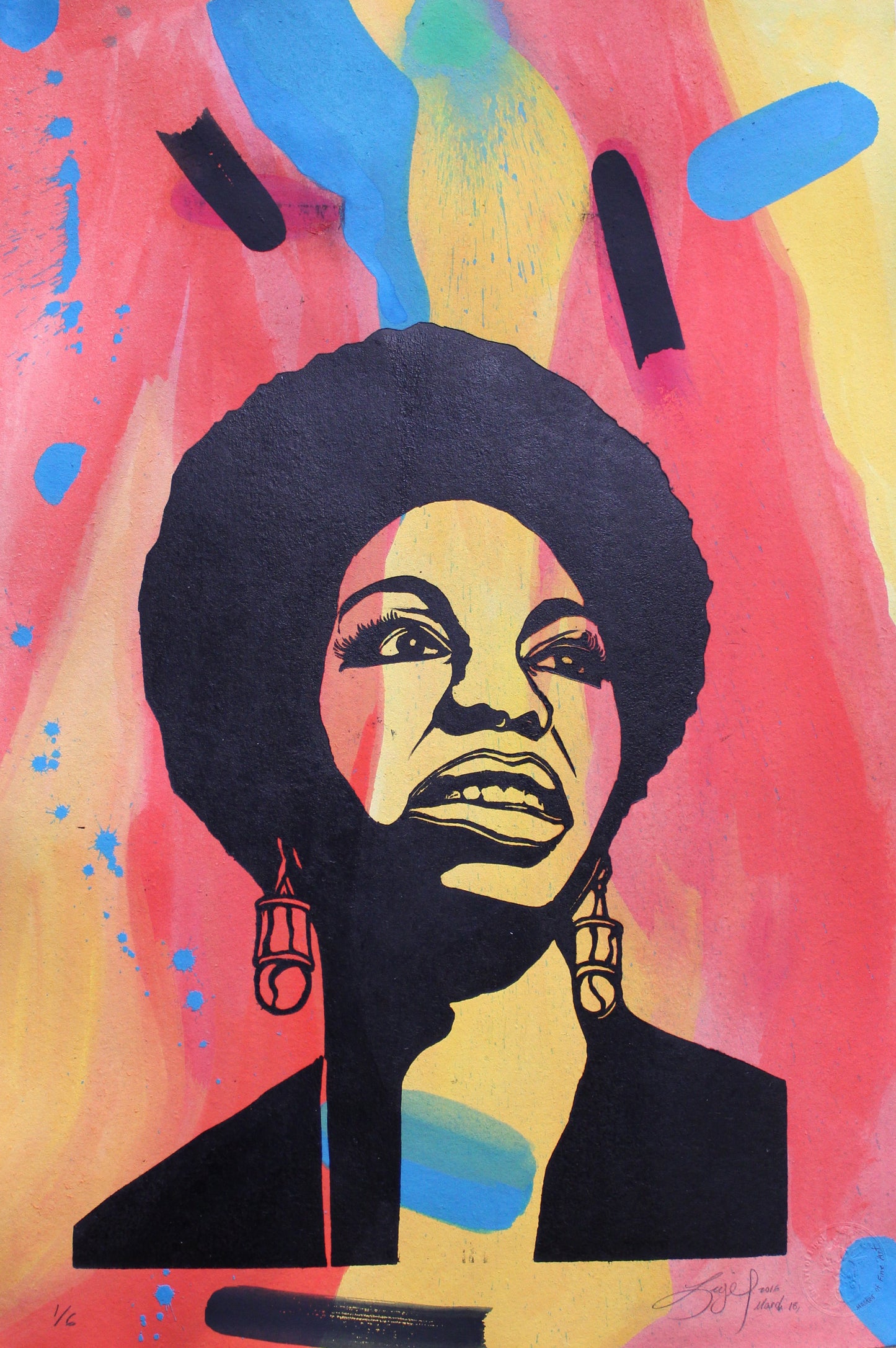 Elegant commissioned artwork by Ligel from The Art of Ligel, LLC featuring intricate brushstrokes and vibrant colors.