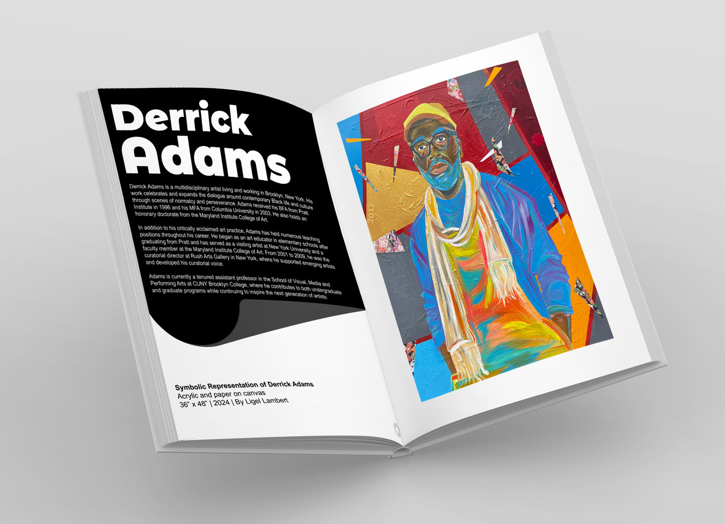 Paintings of Inspirational Artists & Professors: The Black Male Artist Professor Series