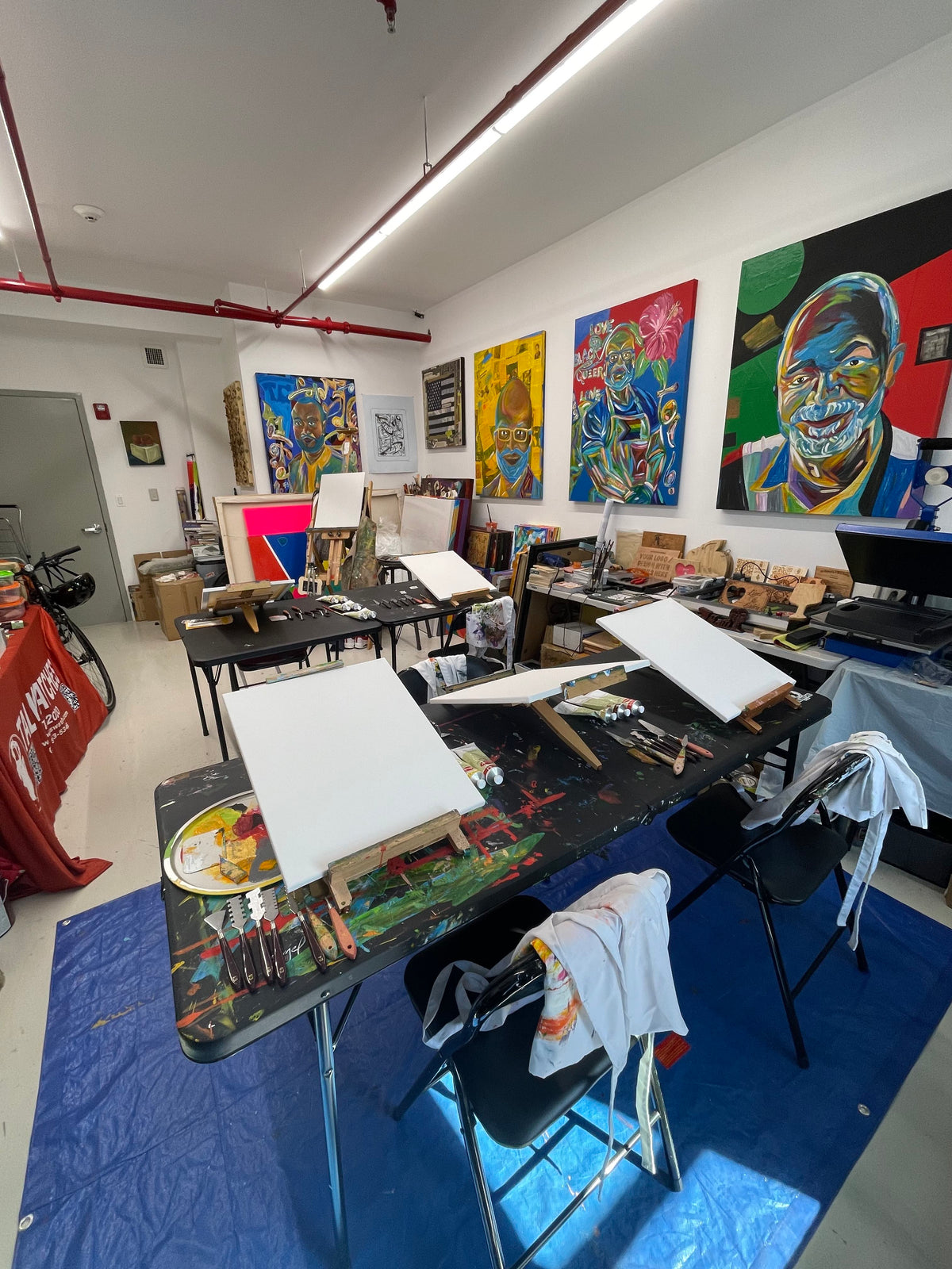 Abstract Painting with Palette Knives - The Art of Ligel, LLC