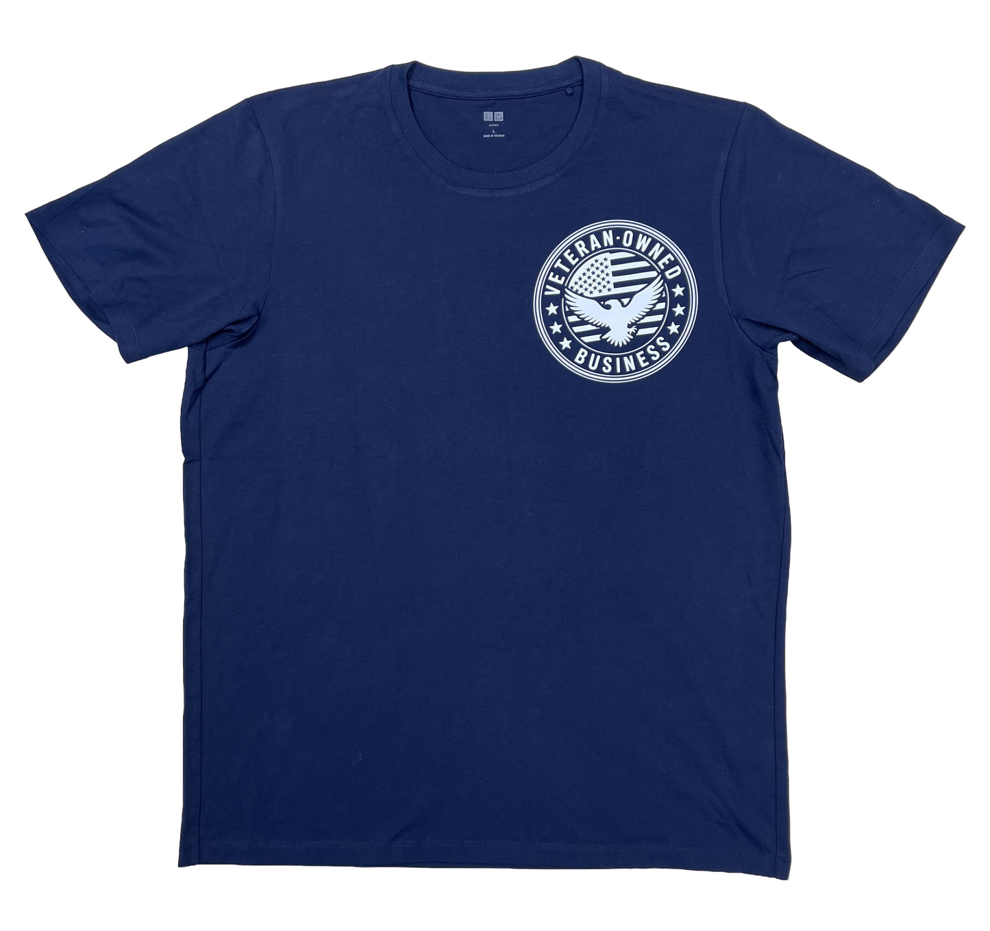 Navy blue short sleeve T-shirt by The Art of Ligel, LLC featuring a comfortable fit and casual style, perfect for everyday wear.